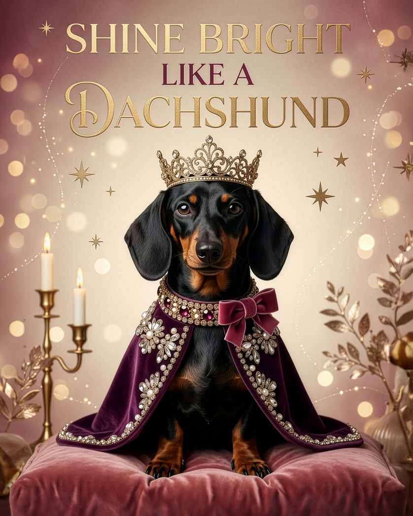 Card design "Diamond dog - group birthday ecard"