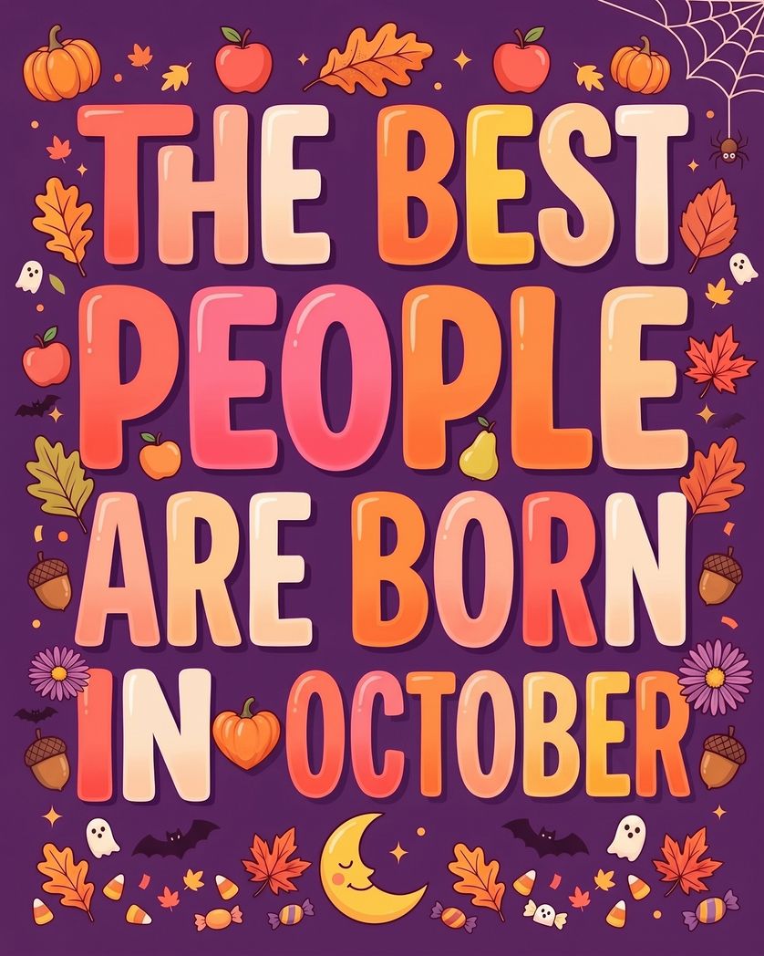 Card design "September people - group birthday ecard"