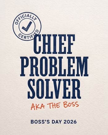 Use Officially bossy - group boss ecard