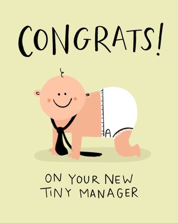 Use Boss baby - group baby ecard