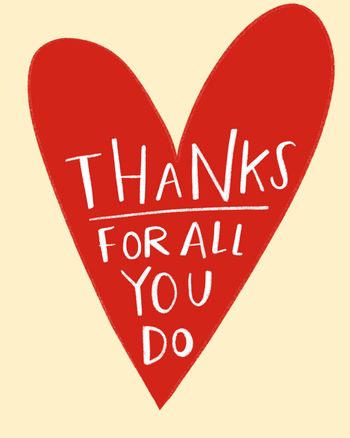 Use Big Hearted - group thanks ecard
