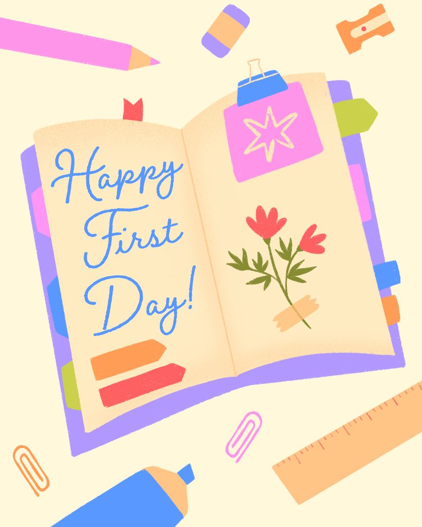 Card design "Welcome planner- group ecard"