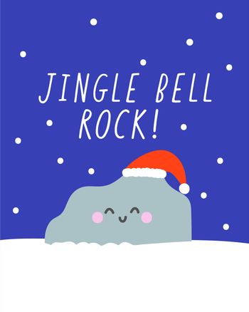 Use Rockin' Christmas - group festive ecard