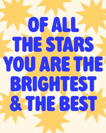 Use Superstar - group great job ecard
