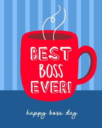 Use Best boss mug - group boss ecard