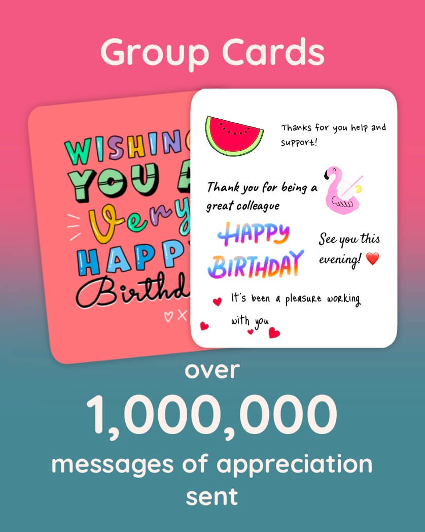 Group Leaving Cards - Greeting Cards for the Office | Group Ecards